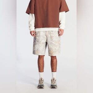 Pacsun Camo Extreme Baggy Denim Shorts Size 38 - NWT